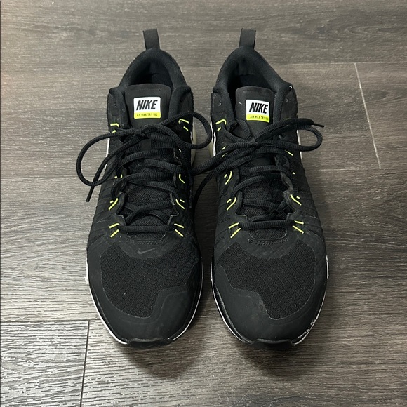 Nike Other - Nike Men's Air Max TR 180 Black Athletic Shoes with Neo Yellow Accents